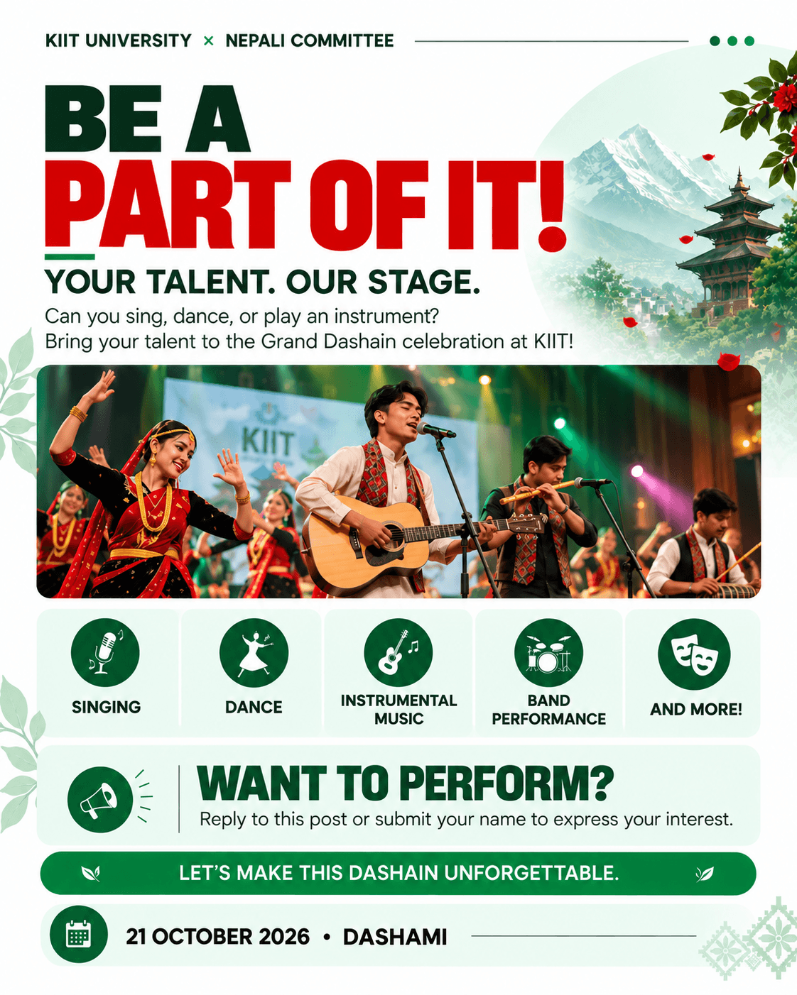 Nepali Talent Showcase & Acoustic Evening